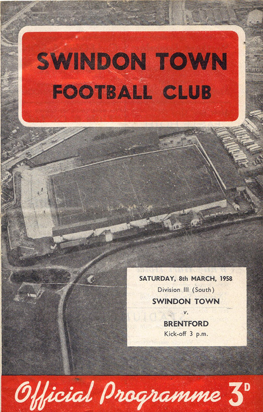 <b>Saturday, March 8, 1958</b><br />vs. Brentford (Home)